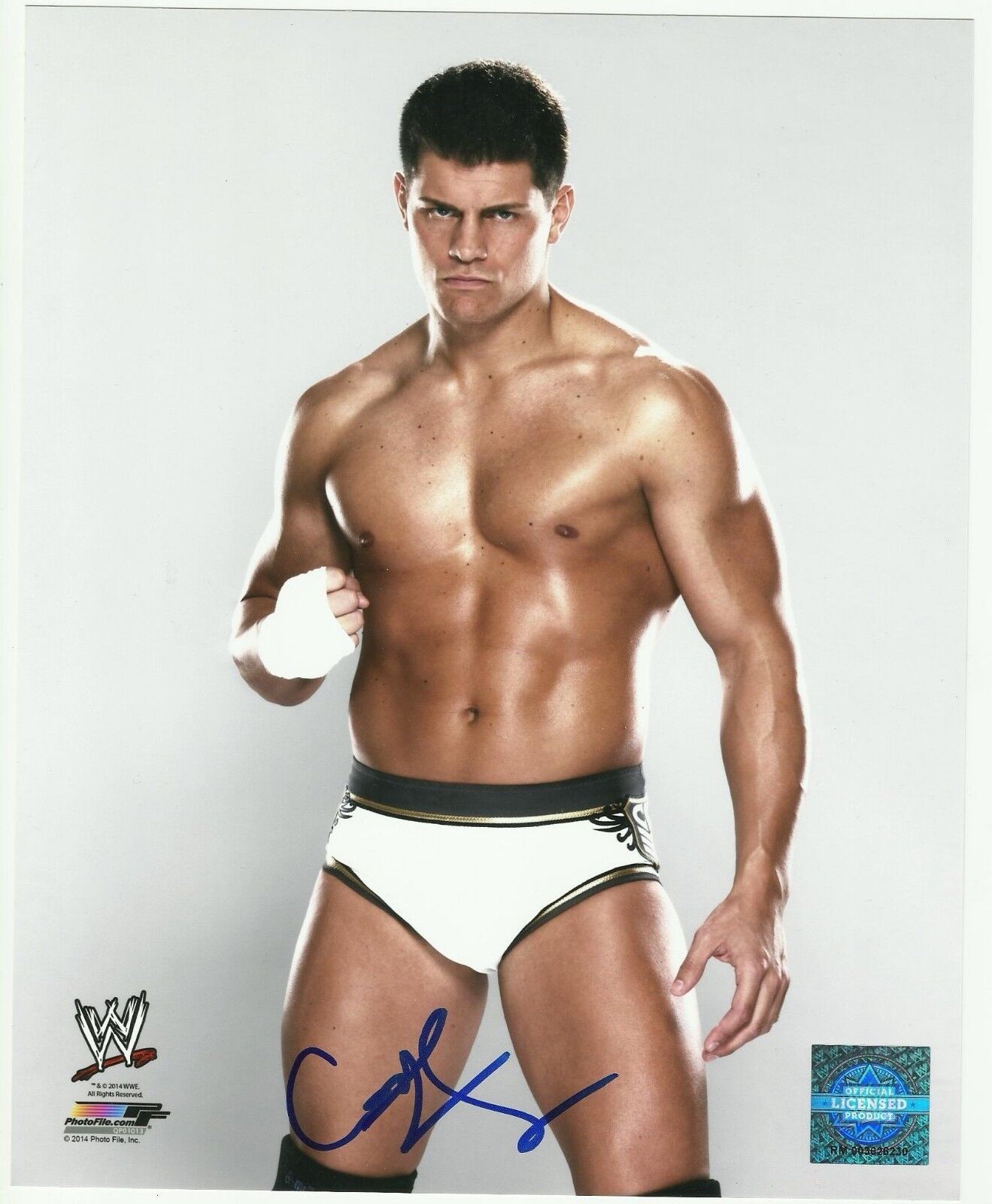 WWE CODY RHODES Signed 8x10