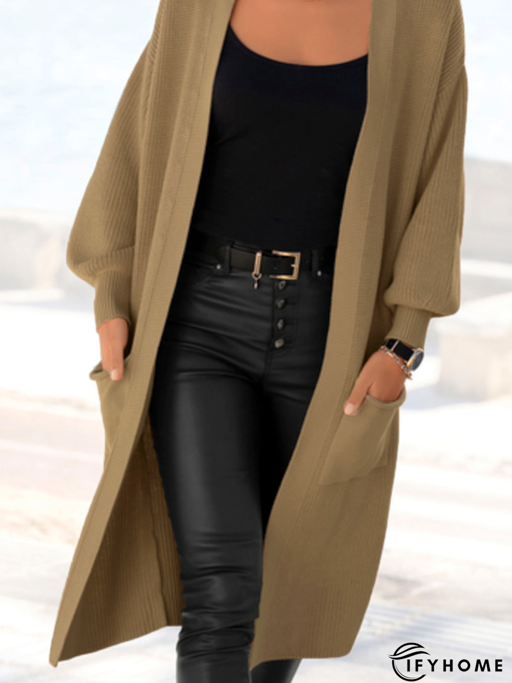 Casual Long Sleeve Outwear Cardigan | IFYHOME