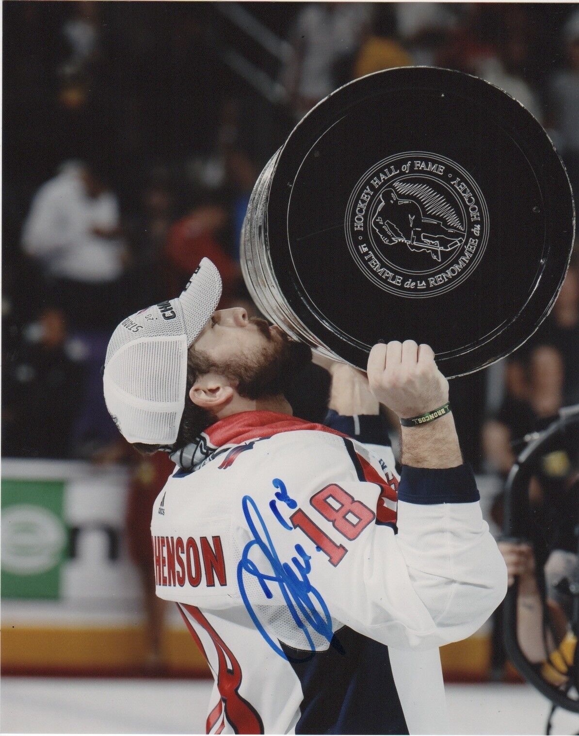 Washington Capitals Chandler Stephenson Signed Autographed 8x10 NHL Photo Poster painting COA #4