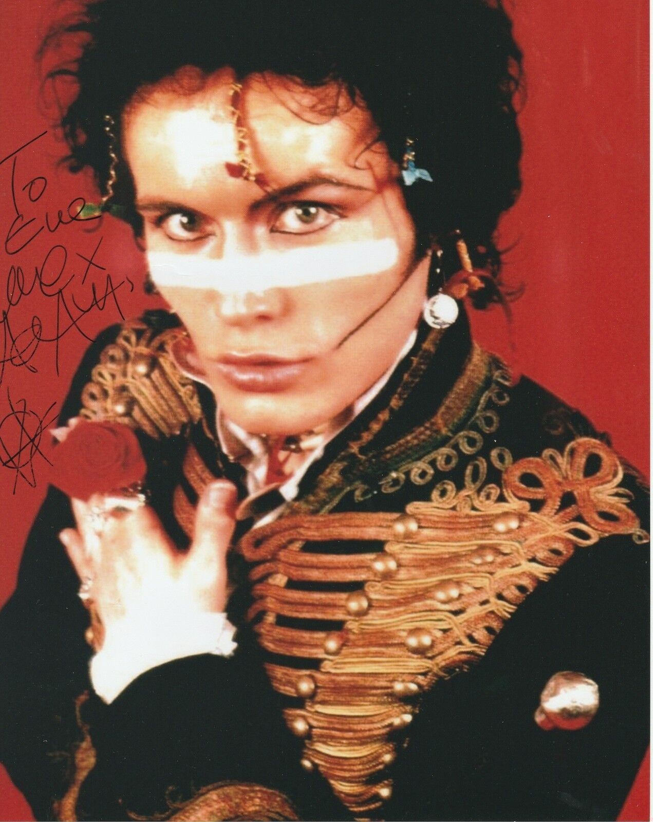 ADAM ANT Autographed Signed Photo Poster paintinggraph - To Eve