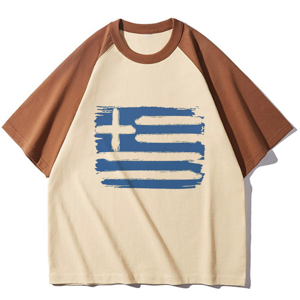 Gamesnears Greece top women crew neck top girl 2000s designer clothing