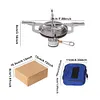 Outdoor Camping Gas Stove Lightweight Stove Head with Storage Bag for Picnic BBQ
