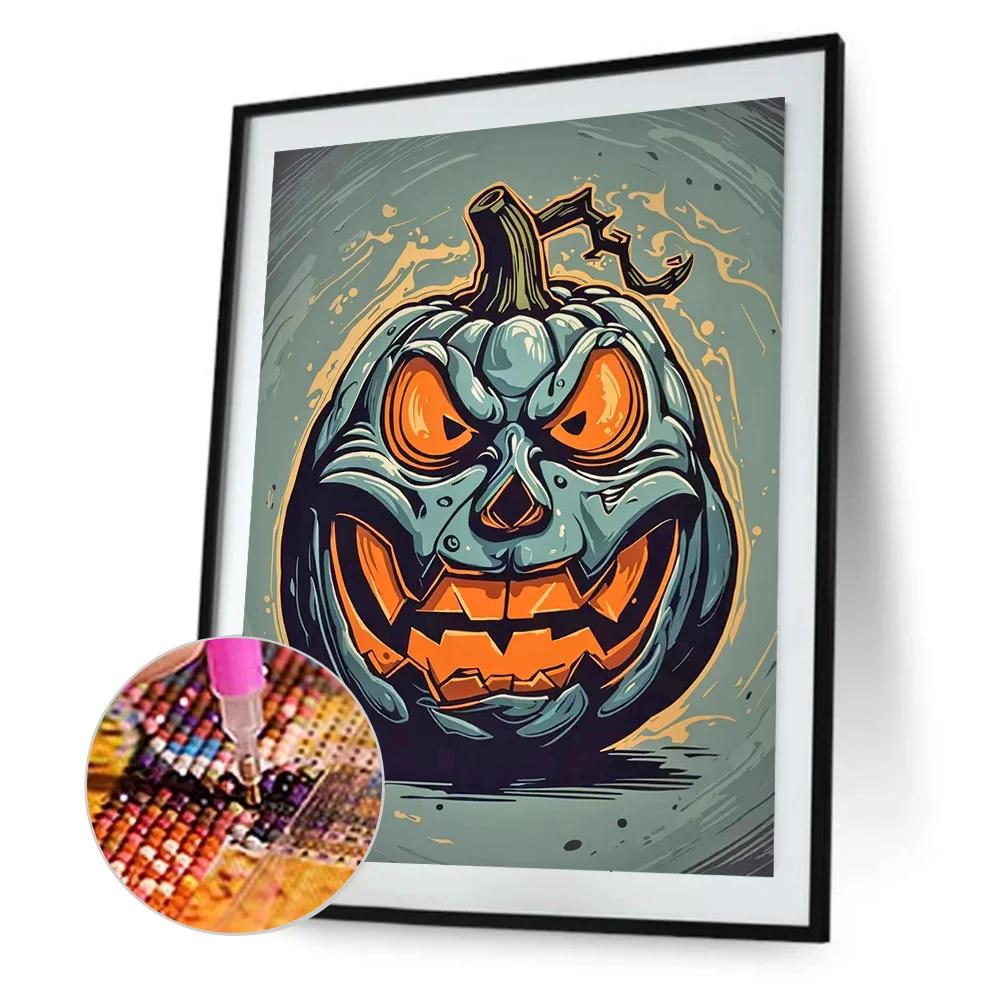 Diamond Painting - Full Round Drill - Pumpkin(Canvas|30*40cm)