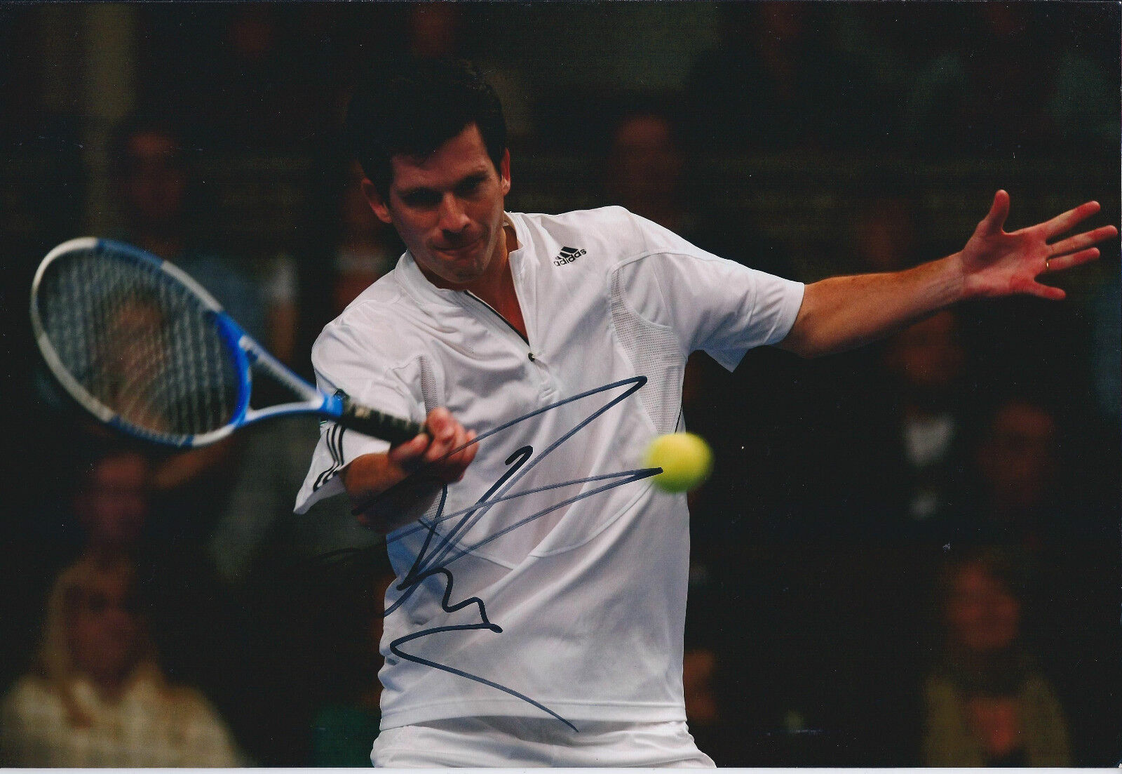 Tim HENMAN Signed 12x8 Autograph Photo Poster painting AFTAL COA Davis Cup Tennis Legend