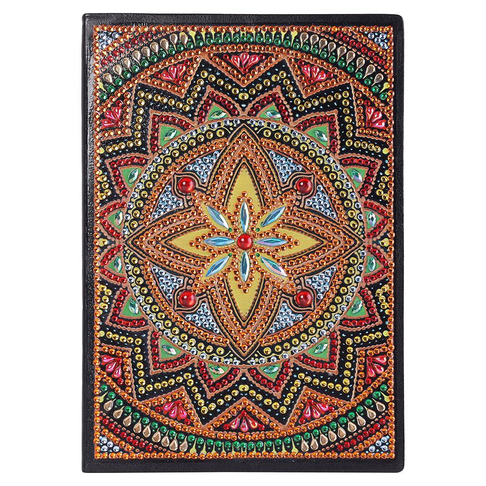

Mandala-DIY Creative Diamond 50 Pages A5 Notebook, 501 Original