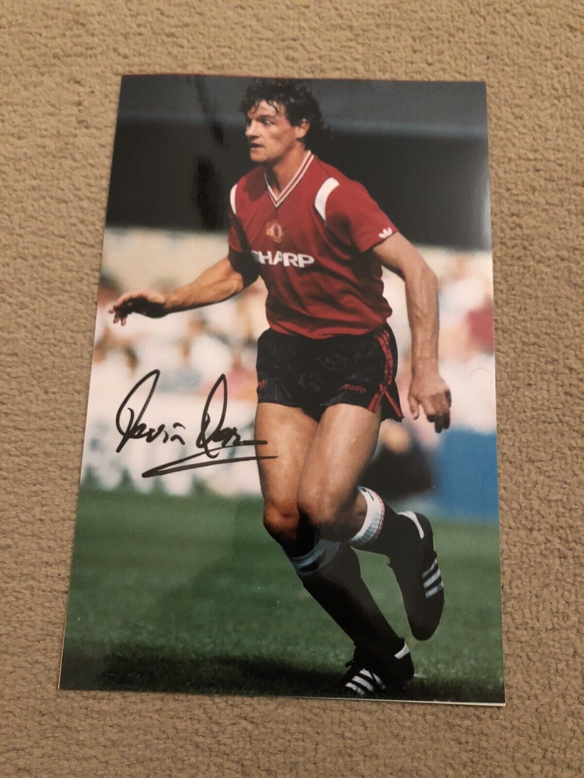 KEVIN MORGAN (MANCHESTER UNITED) SIGNED Photo Poster painting 10x6.5”