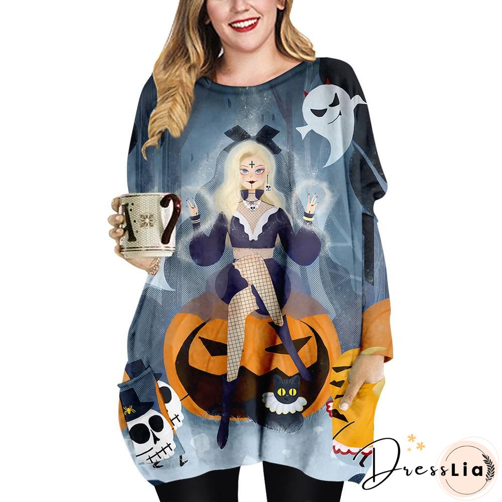 Halloween Series Printed Dress