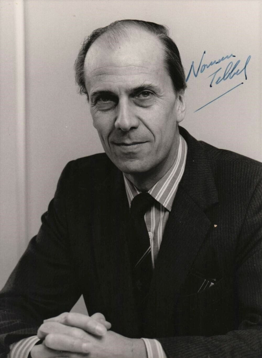 NORMAN TEBBIT Signed Photo Poster paintinggraph - Politician British MP - preprint