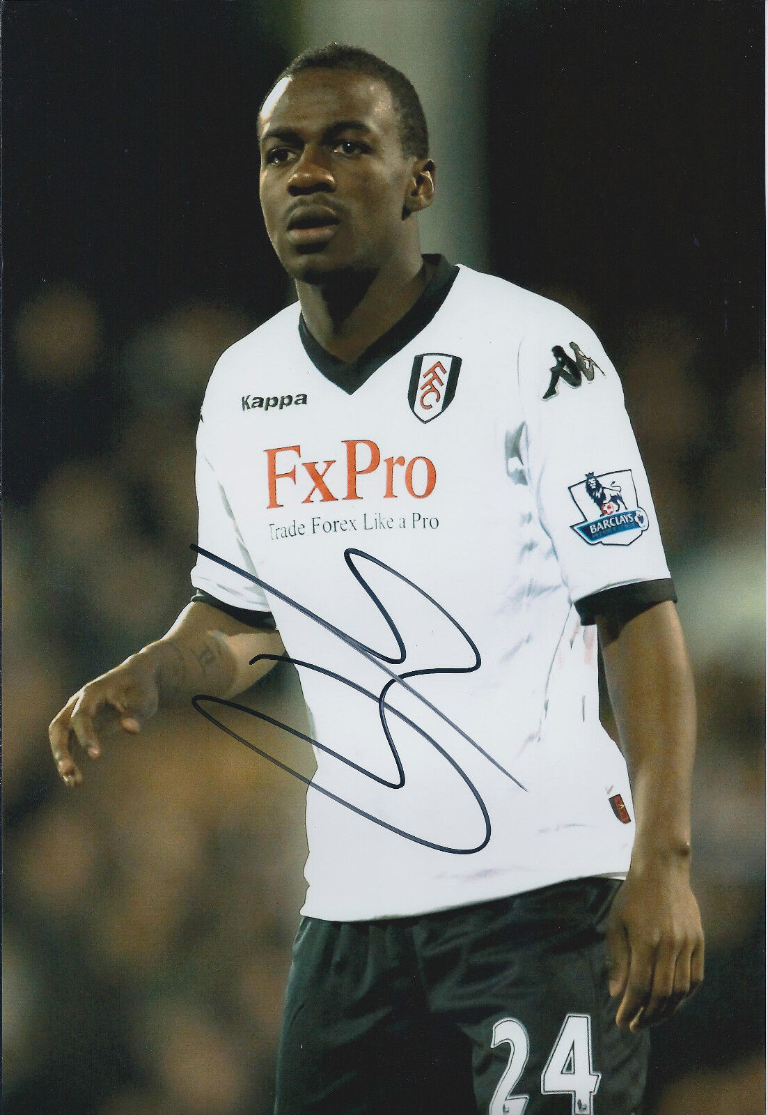 Gael KAKUTA Autograph Signed 12x8 Photo Poster painting AFTAL COA FULHAM Authentic