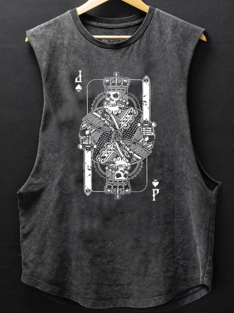 Jack Of Spades Scoop Bottom Cotton Tank / Rvogue / Rvogue