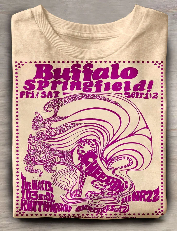 Teecade Teecade Buffalo Springfield T-shirt