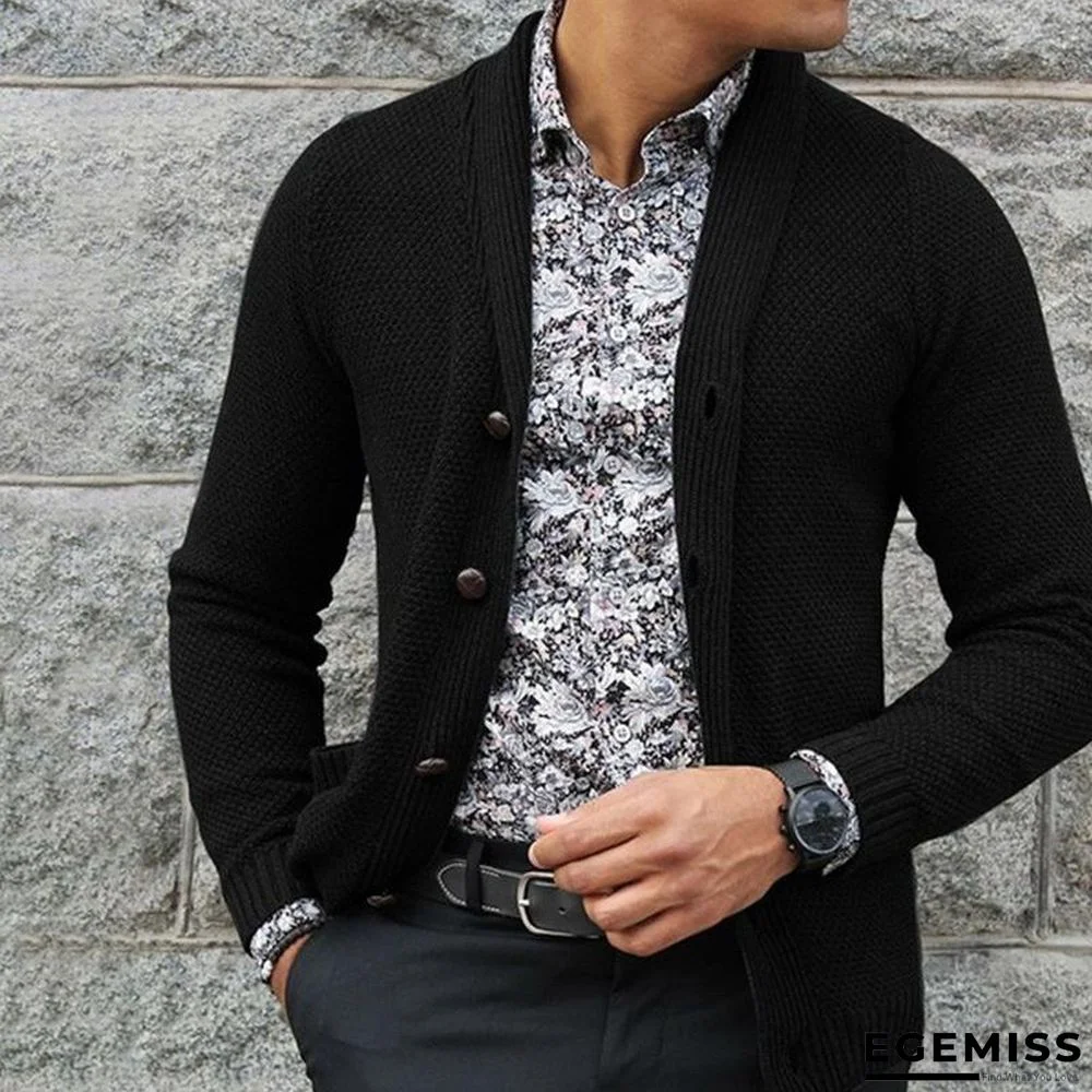 Men's Cardigan Single-breasted Sweater | EGEMISS