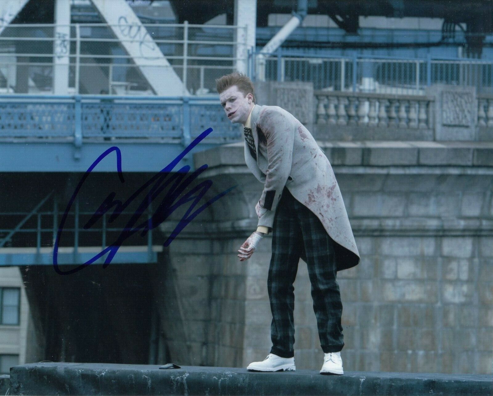 CAMERON MONAGHAN signed *GOTHAM* 8X10 Photo Poster painting Jerome Valeska PROOF JOKER W/COA #V1