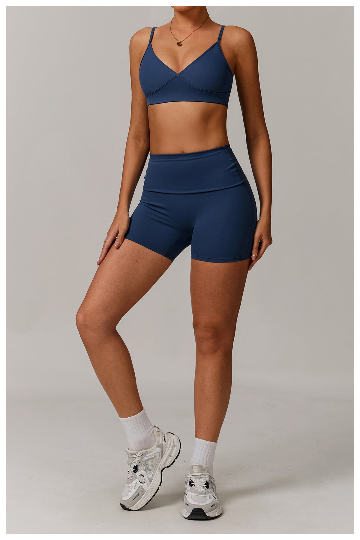 High Rise Foldover Short