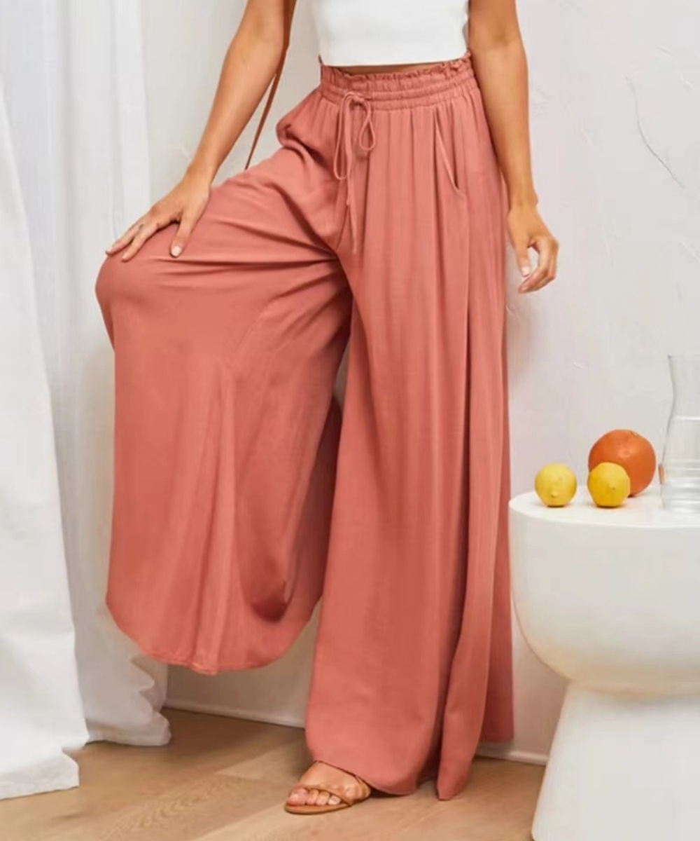 Summer Comfortable Solid Color Trousers