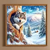 Diamond Painting - Full Round Drill - Wolf(Canvas|40*40cm)