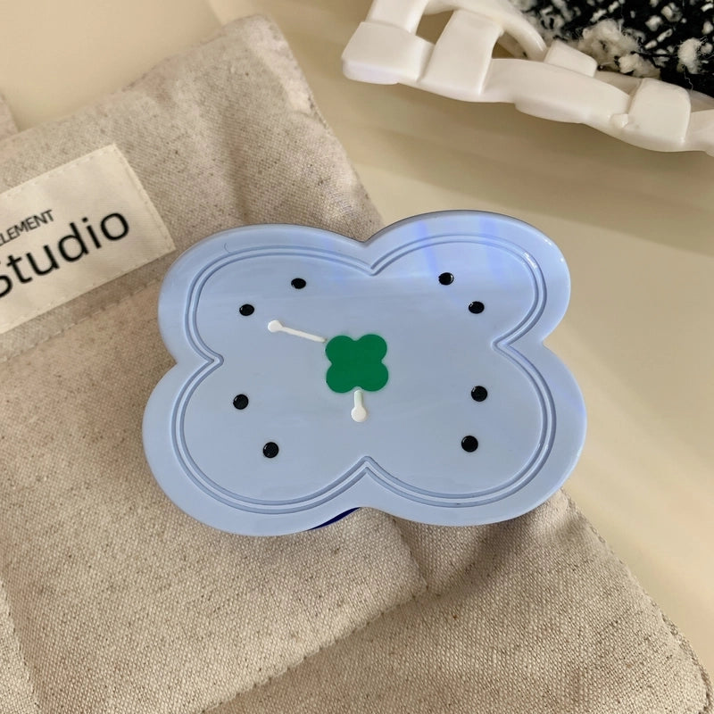 New Personalized Creative Acetate Alarm Clock Phone Shark Clip Back Head Updo Hair Claw Simple Hair Accessories