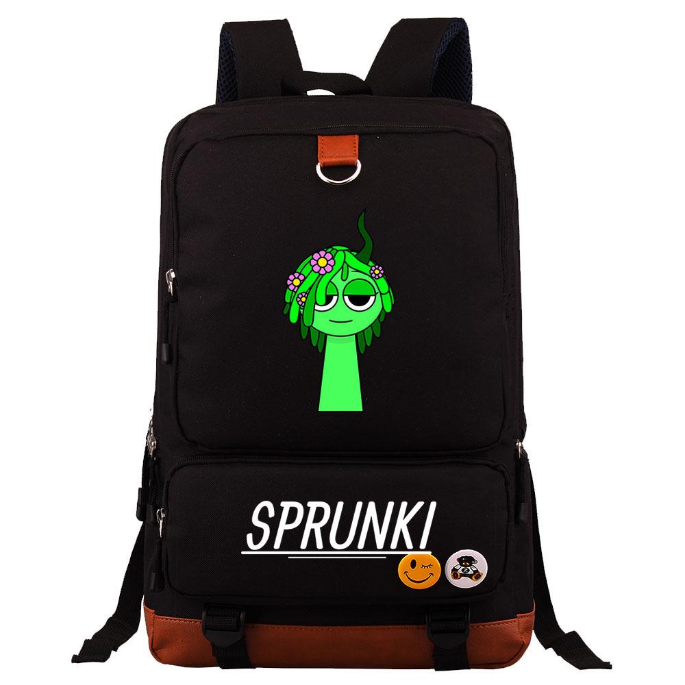 Mayoulove Sprunki Backpack Lightweight Durable Design for School and Outdoor Activities-Mayoulove