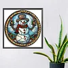 Diamond Painting-DIY Crystal Rhinestone Xmas Snowman