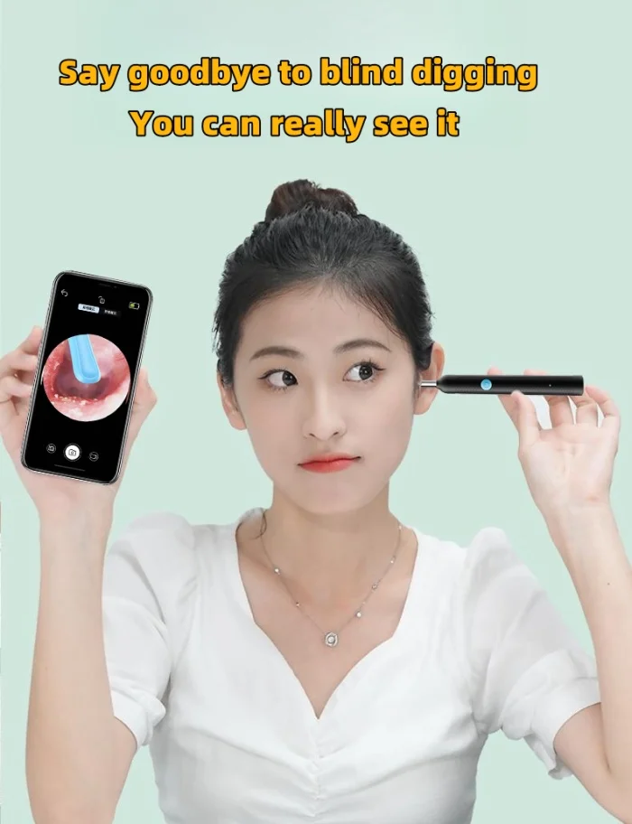 Visual Ear Scoop Endoscope