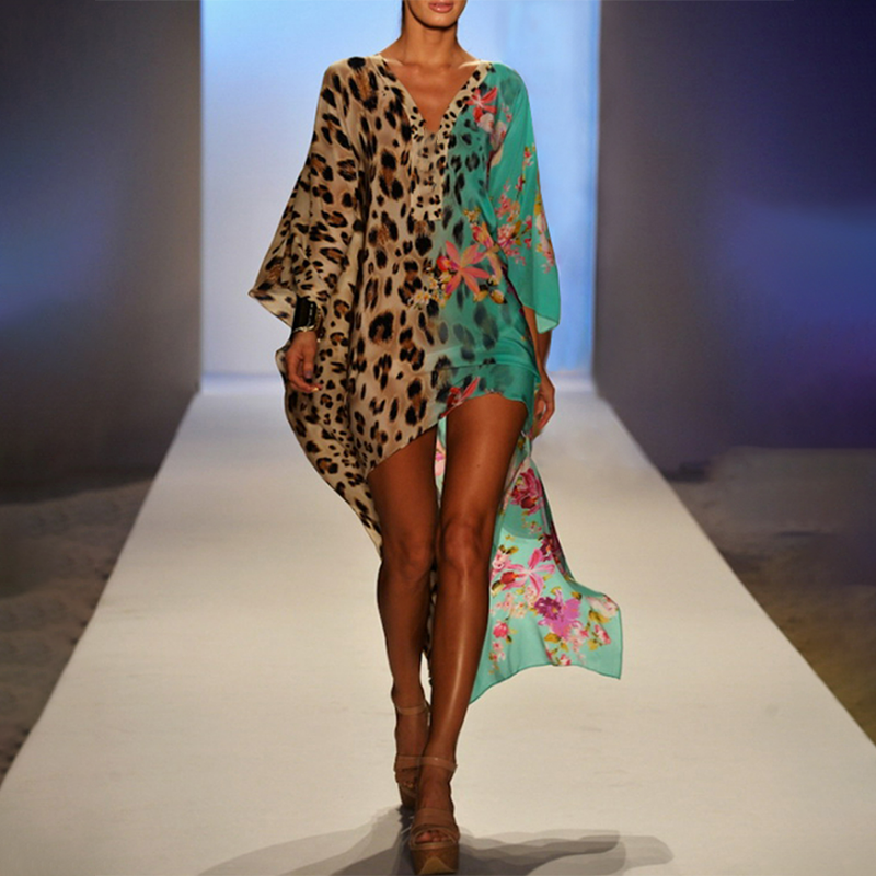 Fashion Print Resort Maxi Dress