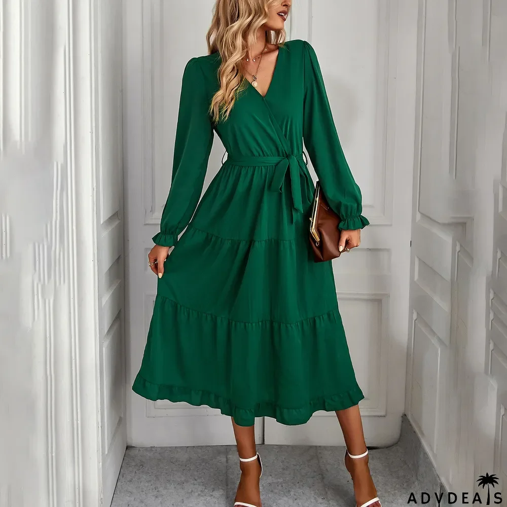 Casual Spring Summer Women's Long Dress
