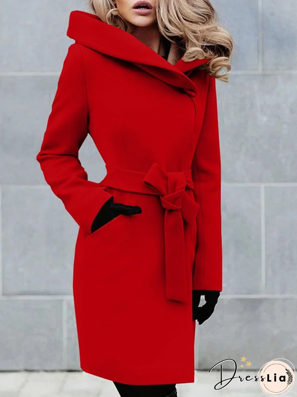 New Women Fashion Solid Color Woolen Jacket Coat Ladies Casual Loose Long Trench Coat Autumn Winter Overcoat Long Jacket Windbreaker Plus Size