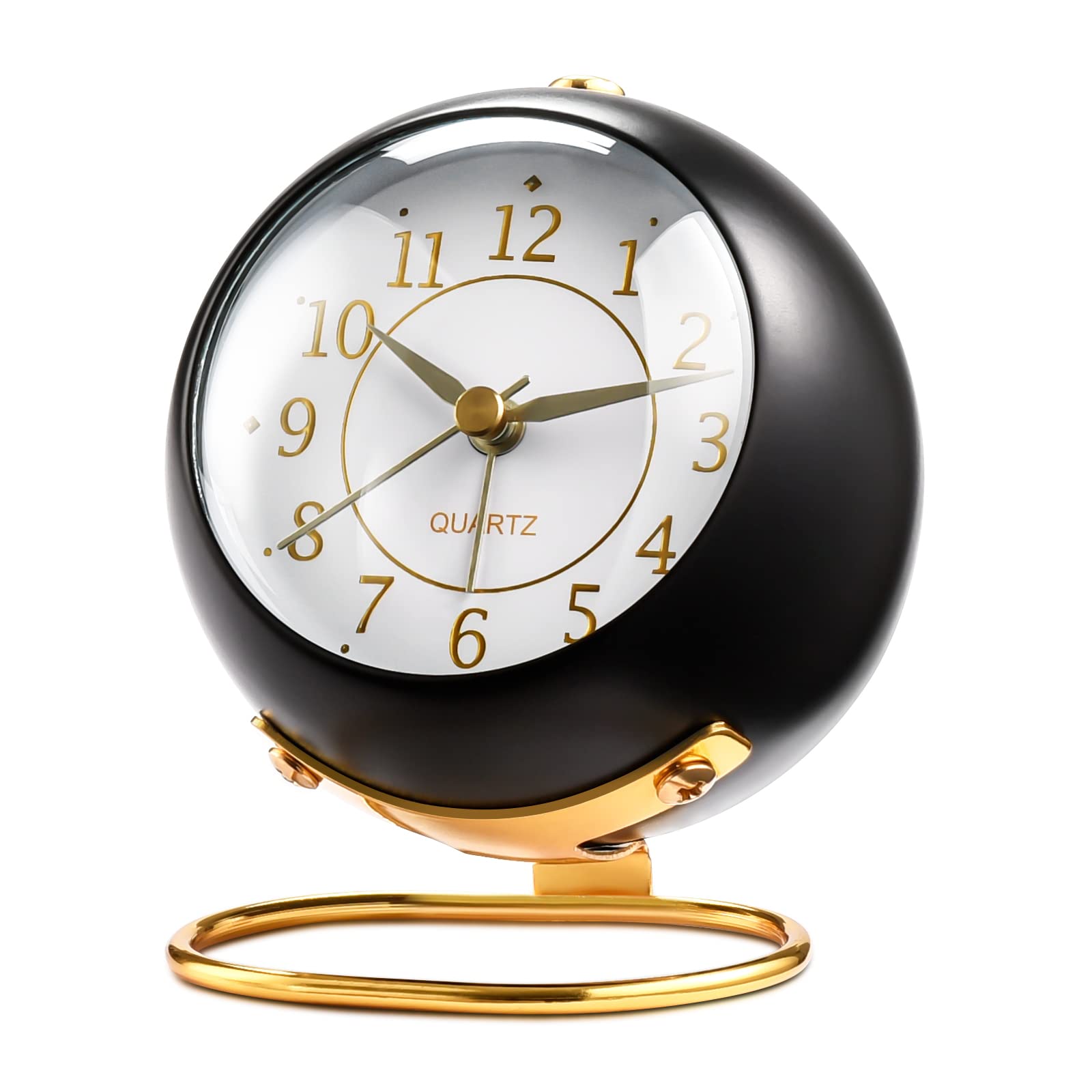 Retro Backlight Cute Small Desk Clock