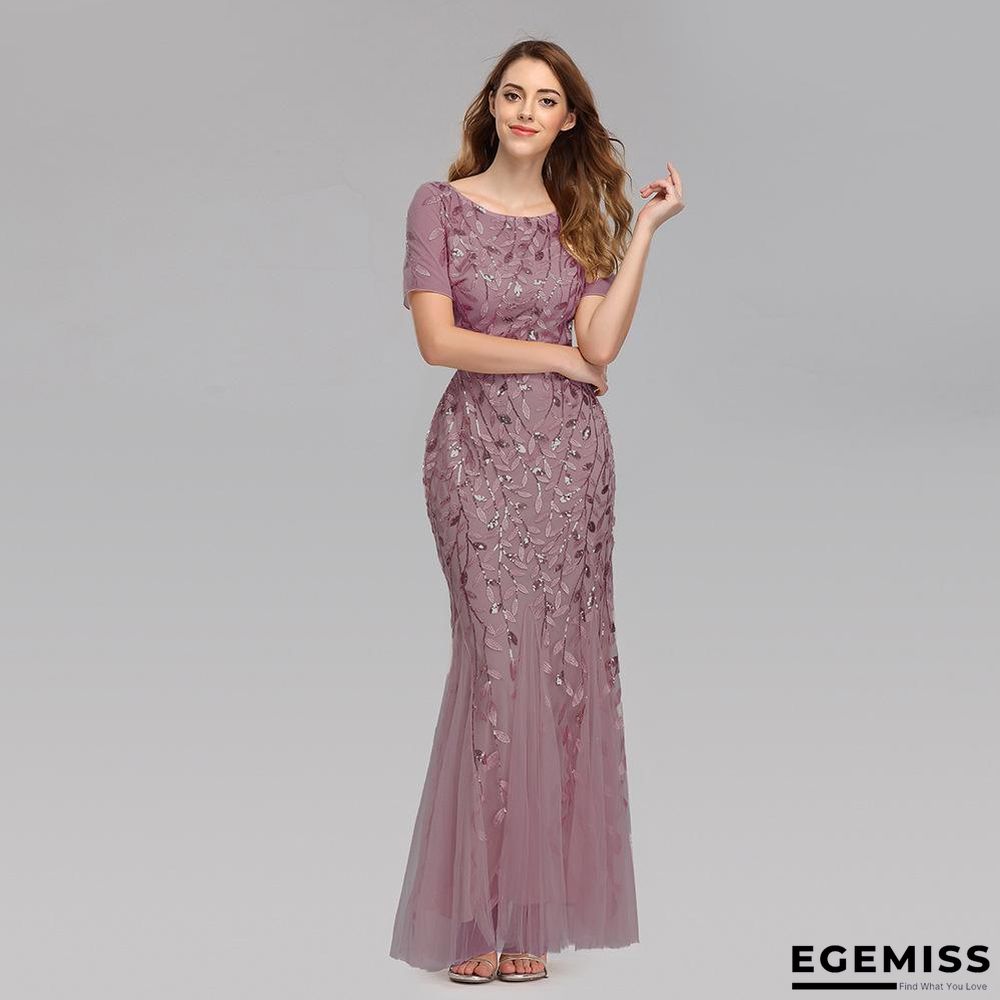 Banquet Host Evening Dress Fishtail Dress Woman Black Dresses | EGEMISS