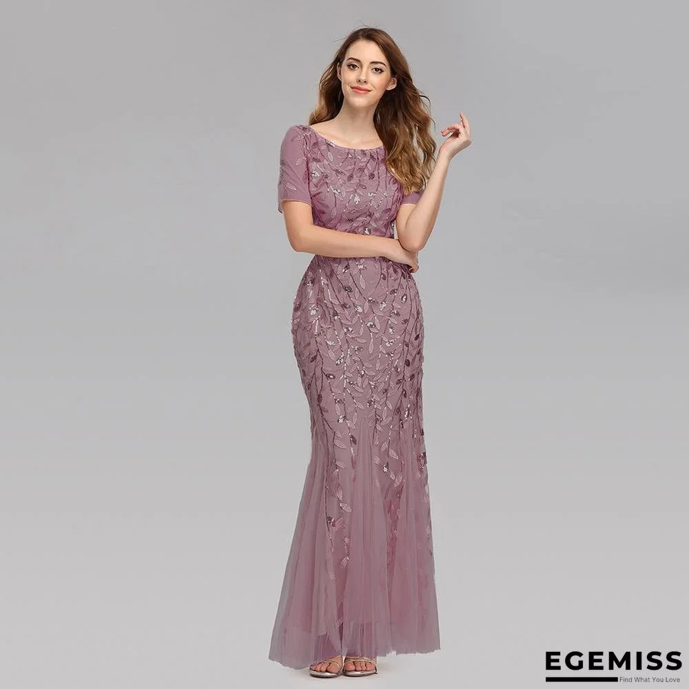 Banquet Host Evening Dress Fishtail Dress Woman Black Dresses | EGEMISS