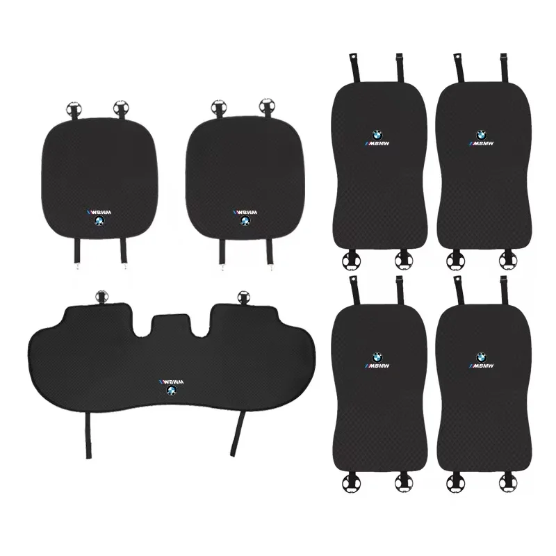 Car Breathable Insulated Ice Silk Seat Cushion Backrest Set