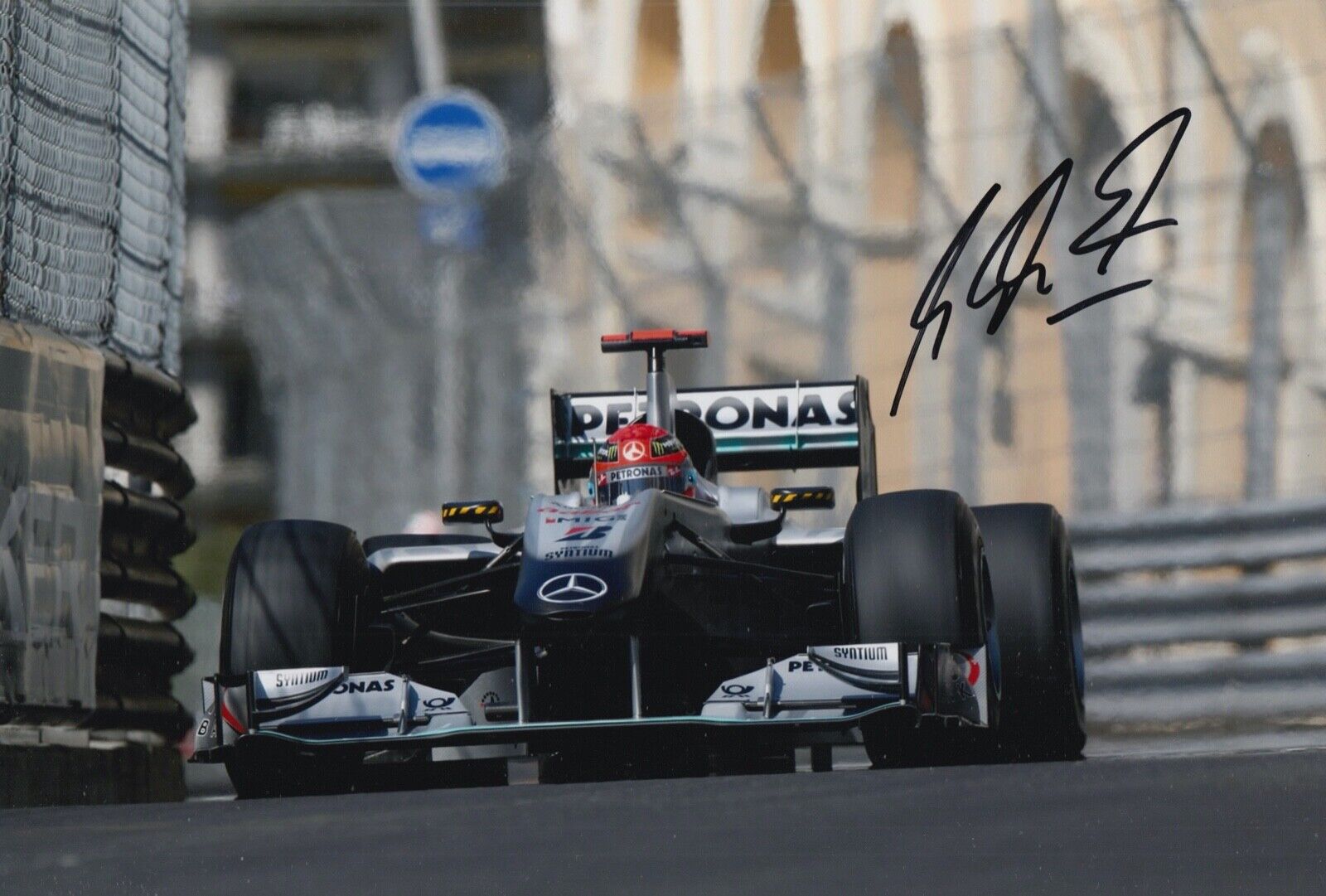 Michael Schumacher Hand Signed 12x8 Photo Poster painting F1 Autograph Mercedes GP Petronas