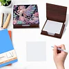 Wooden DIY Fairy Beauty Diamond Painting Kit Note Box with 160 Papers for Office
