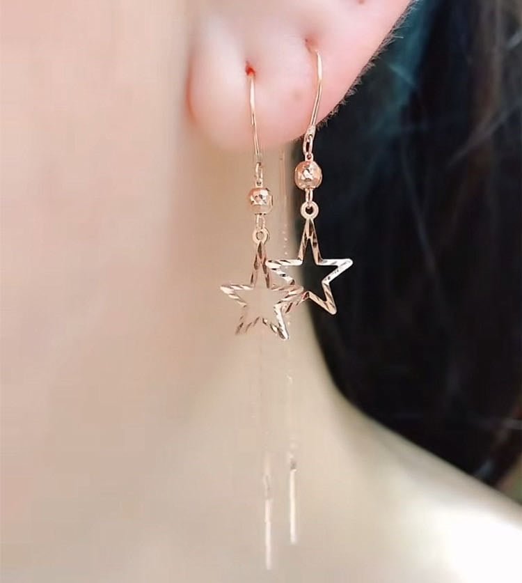 Buzzdaisy Long tassel earrings