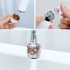 Anti-splash Rotary Faucet Shower Head Bath Filter Durable Water Saving Tap Nozzle Device Kitchen Household Accessories