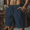  Men's Casual Drawstring Shorts with Side Pockets - Perfect for Summer Outings by Inlyline
