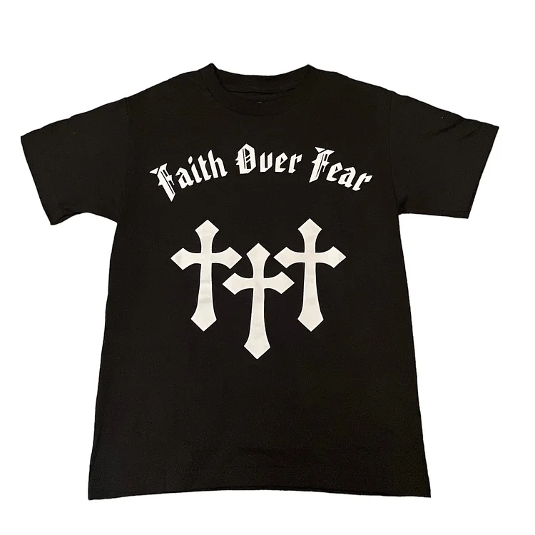 Sopula Faith Over Fear Print T-Shirt