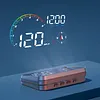 Universal Car HUD On-BD GPS Head Up Display with Speed RMP Water Temperature Overspeed Alarm Digital Speedometer Works for Most Cars