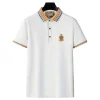 Men's High-end Mulberry Silk Loose Business Casual POLO Shirt