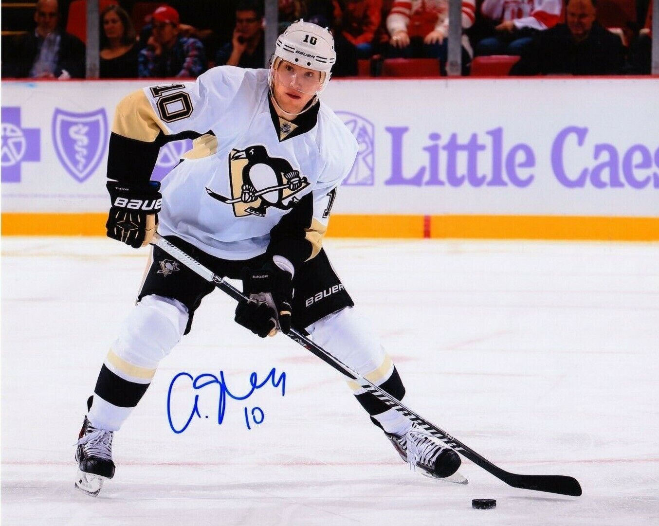 CHRISTIAN EHRHOFF autographed SIGNED PITTSBURGH PENGUINS 8x10 Photo Poster painting