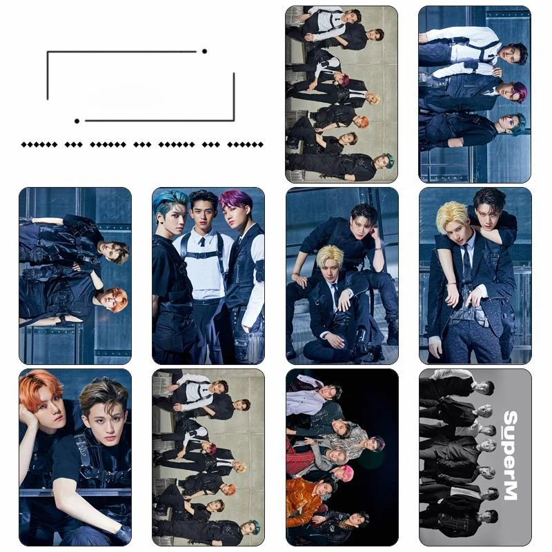 Super M Jopping Card Sticker
