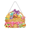 5D DIY Special Shaped Diamond Painting Easter Egg Bunny Festival Hanging With Lamp String Kit
