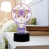 DIY Diamond Painting 7 Color Night Light Lamp Home Decoration Ornament Gift Kit(Butterfly)