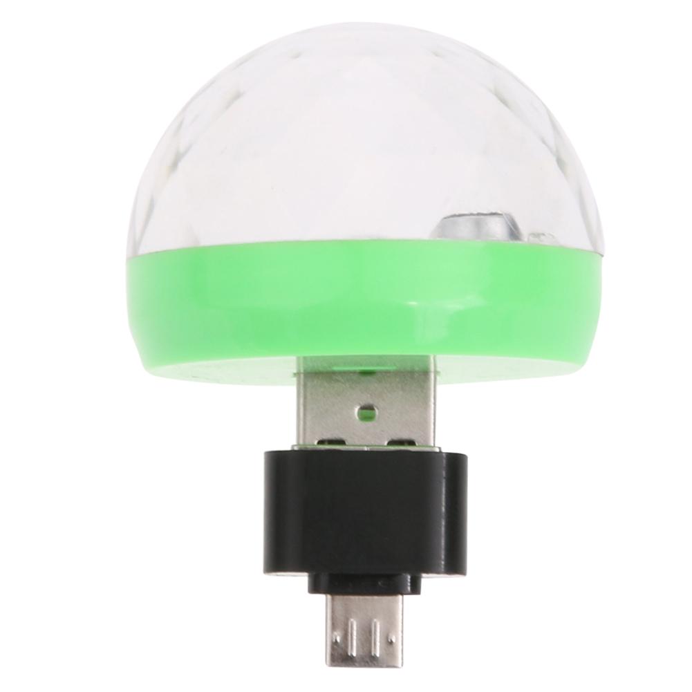 

Mini USB Disco Ball Light Home Party Light Karaoke LED Decoration Random 2x, 501 Original