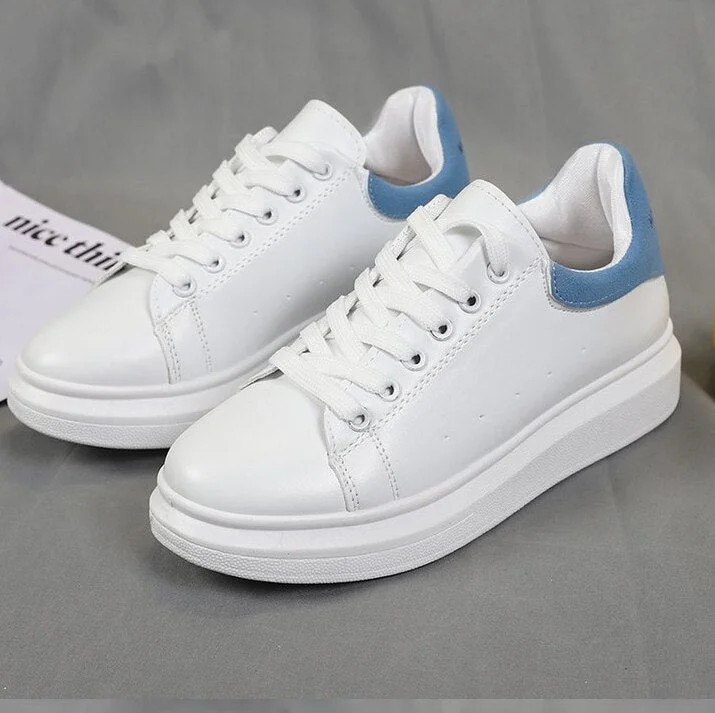 2020 Women Sneakers White Casual Shoes Woman Fashion White Shoes Sneaker Women White Shoes Platform Shoes Zapatillas Mujer