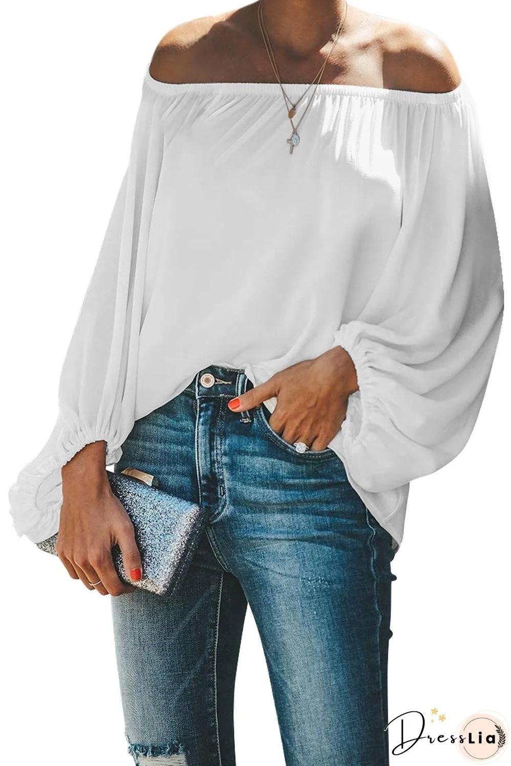 Comfortable Off-the-Shoulder Shirt