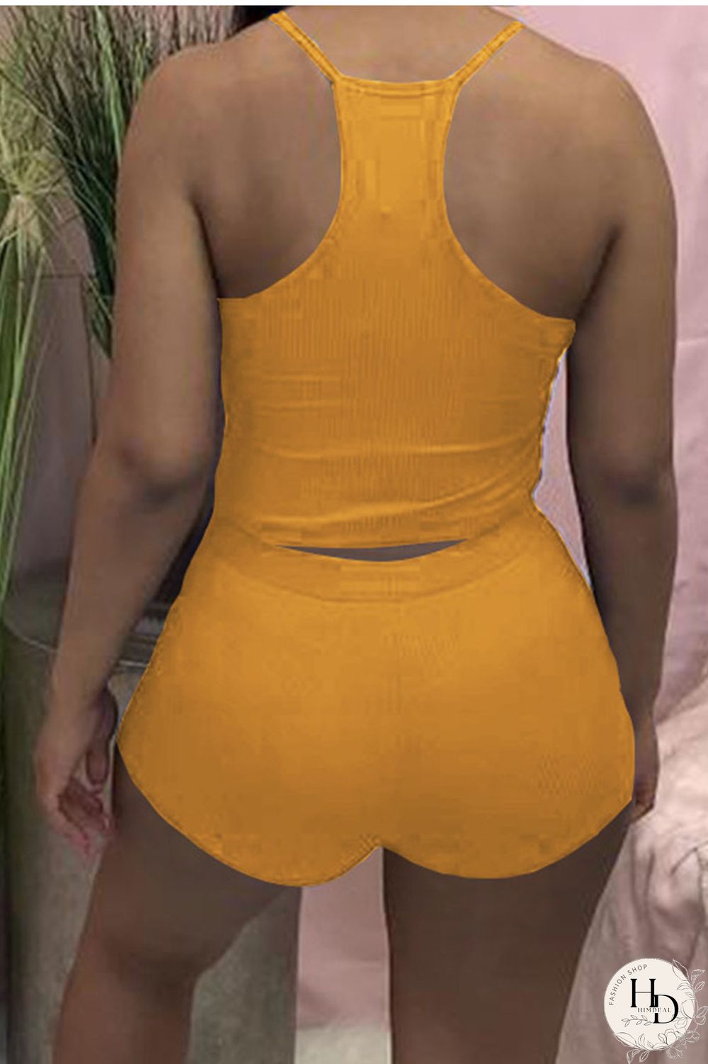 Black Casual Solid Patchwork Spaghetti Strap Sleeveless Two Pieces