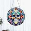 DIY Special Shaped Diamond Art Painting Acrylic Hanging Kit (Halloween Skull 2)