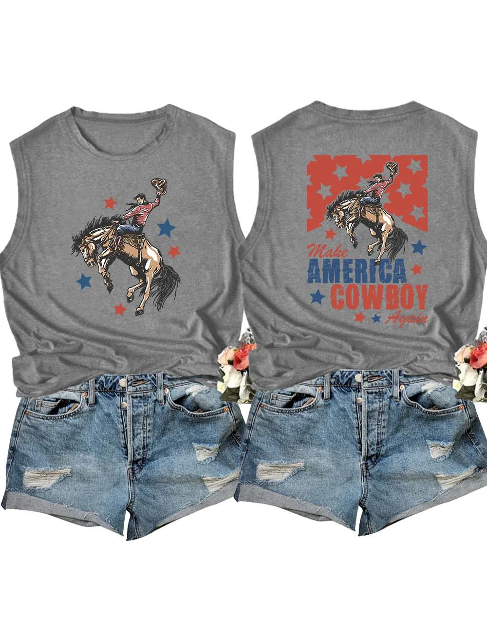 Make America Cowboy Again Tank
