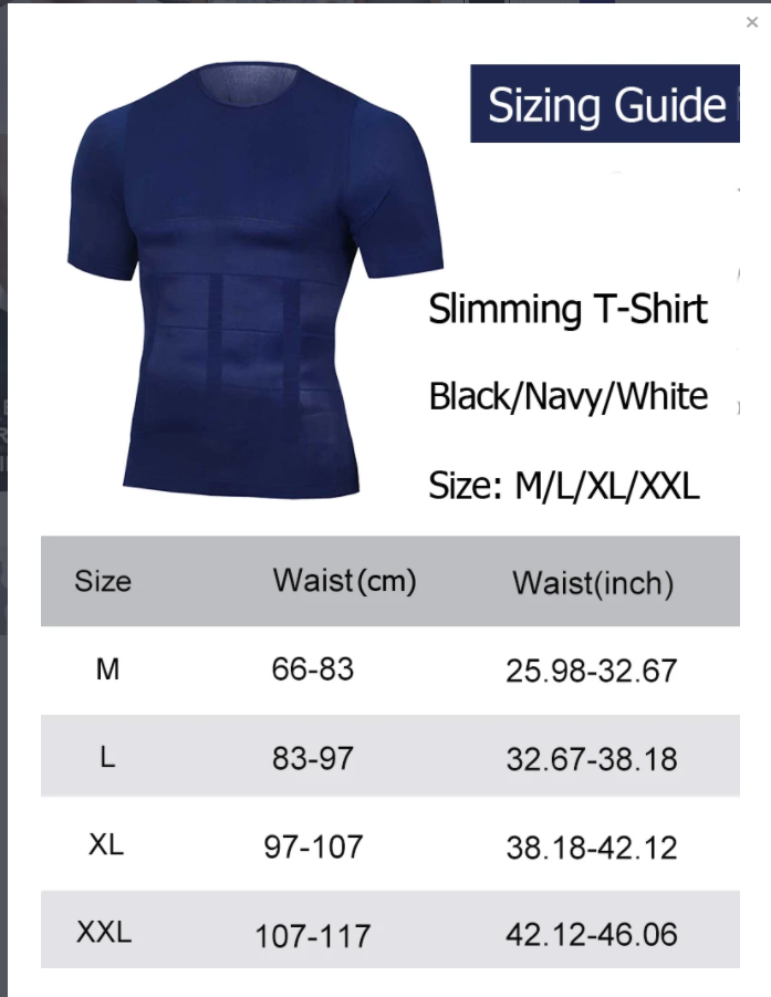 body shaping t shirt